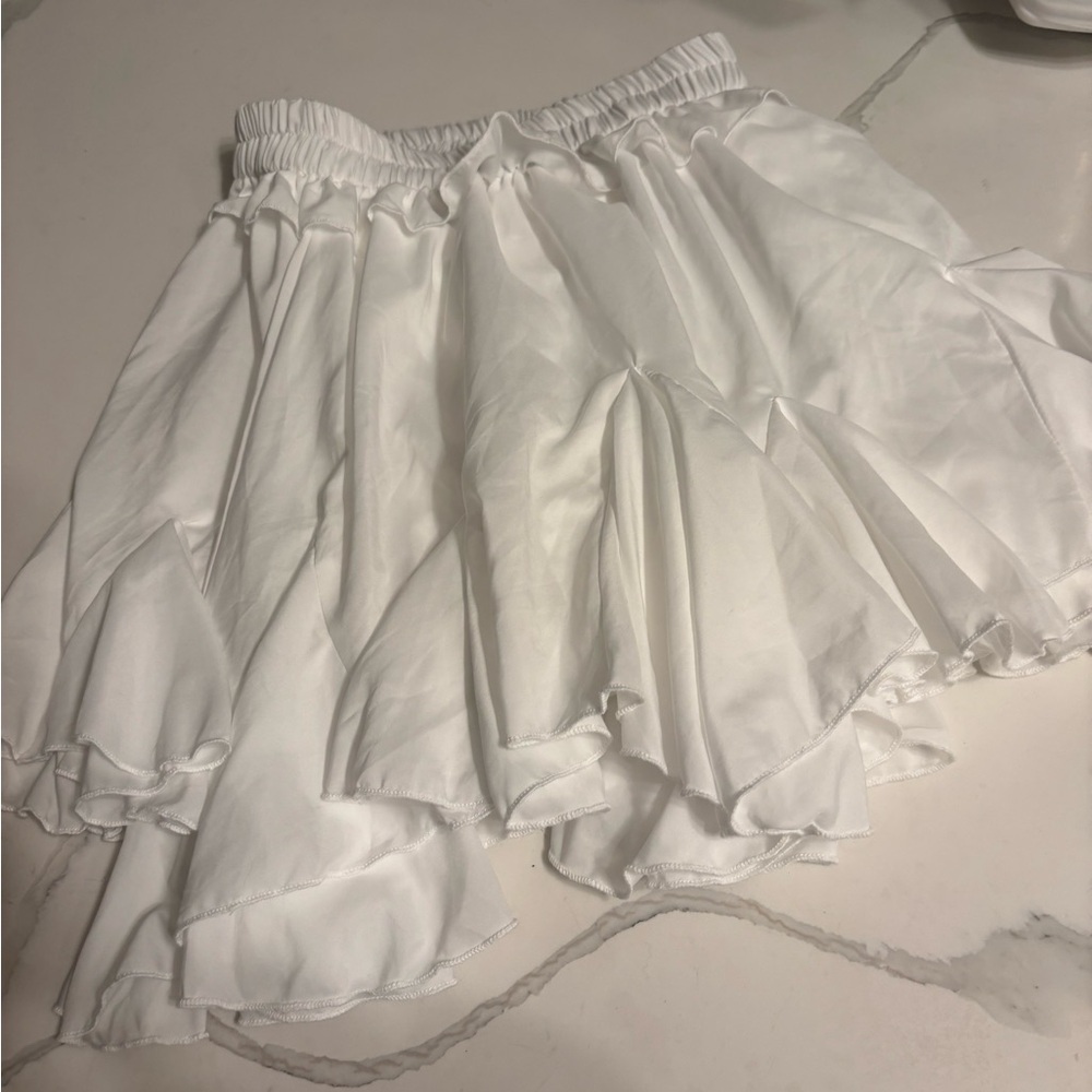 Storets White Ruffled Skirt - Picture 3 of 3